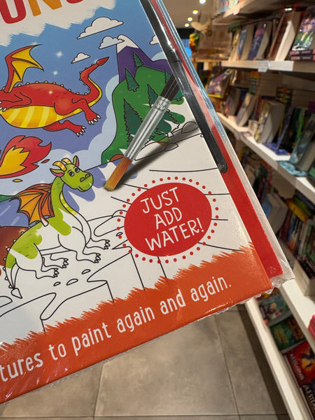 Magic Water Colouring- Fierce and Fiery Dragons
