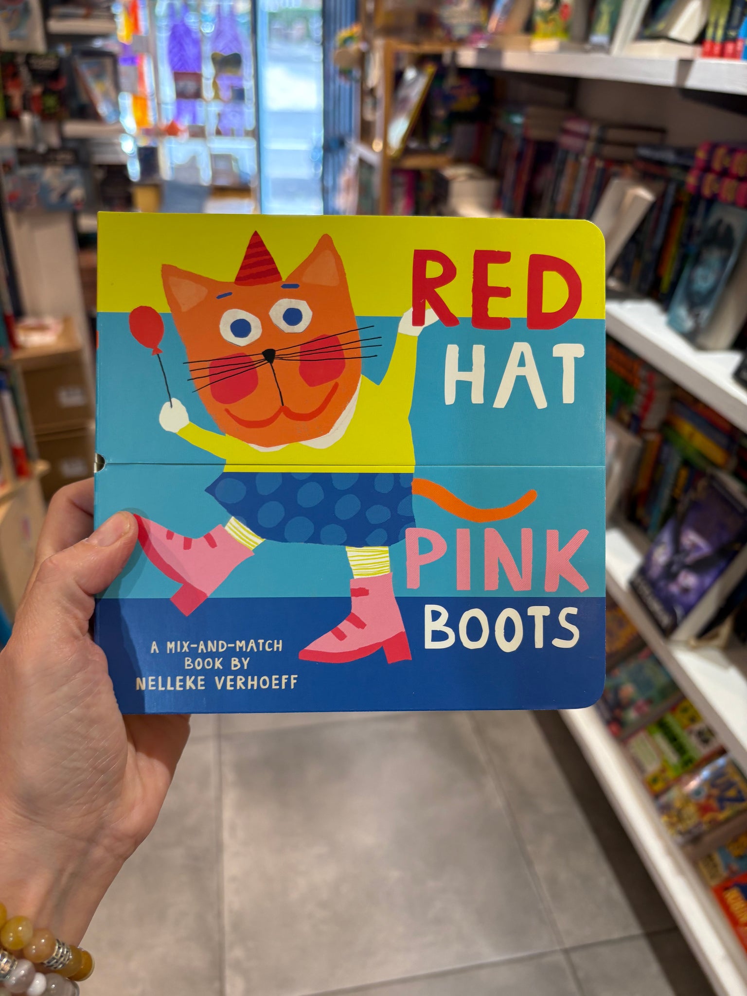 Red Hat Pink Boots