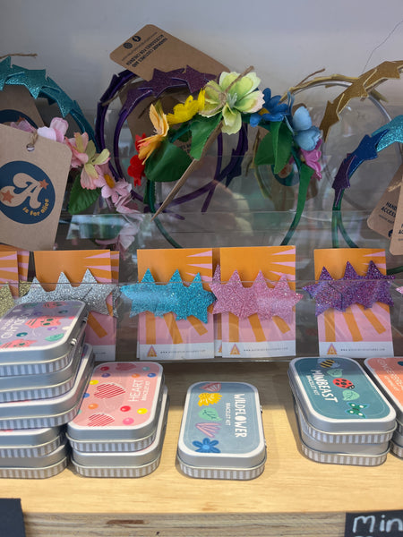 A is for Alice Pink Star Hairclip