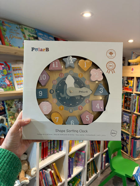 Polar B Shape Sorting Clock