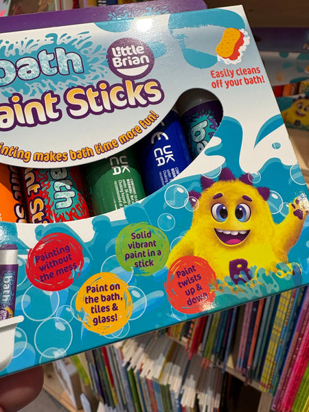 Little Brian Bath Paint Sticks: Pack of 6