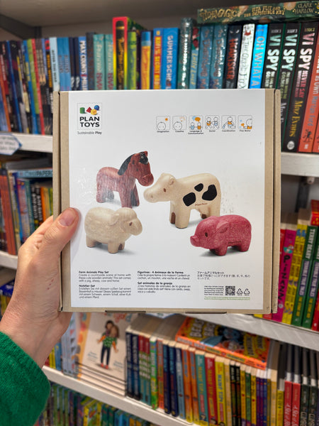 Plan Toys Farm Animals Play Set