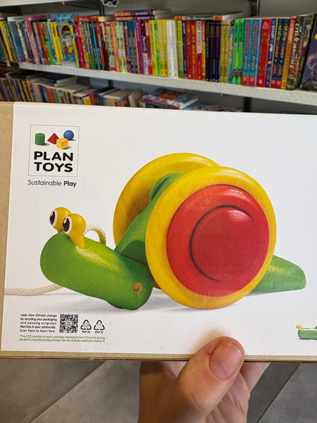 Plan Toys Wooden Pull Along Snail