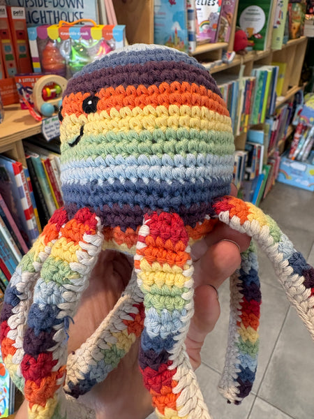 Best Years Crochet Octopus Rattle