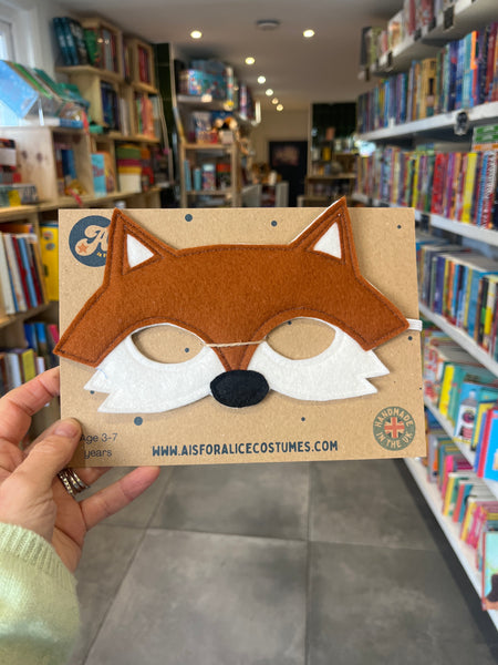 A is for Alice Handmade Fox Mask