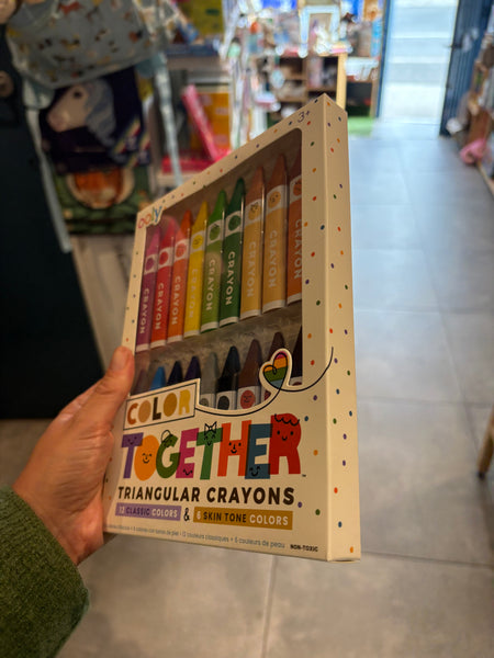 Ooly Colour Together Triangular Crayons