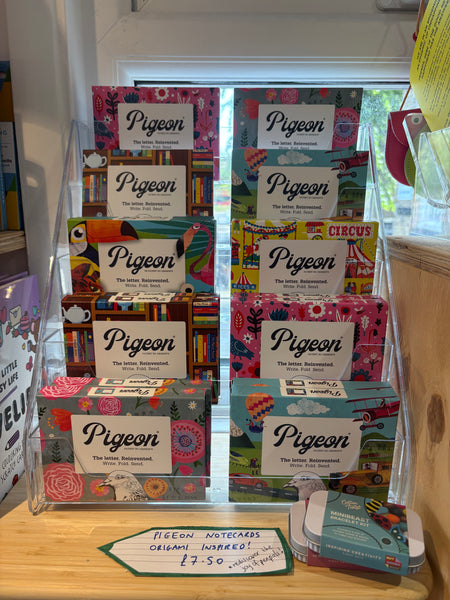 Pigeon Notecards Hop On Board
