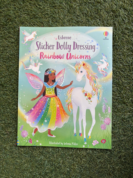 Sticker Dolly Dressing Rainbow Unicorns