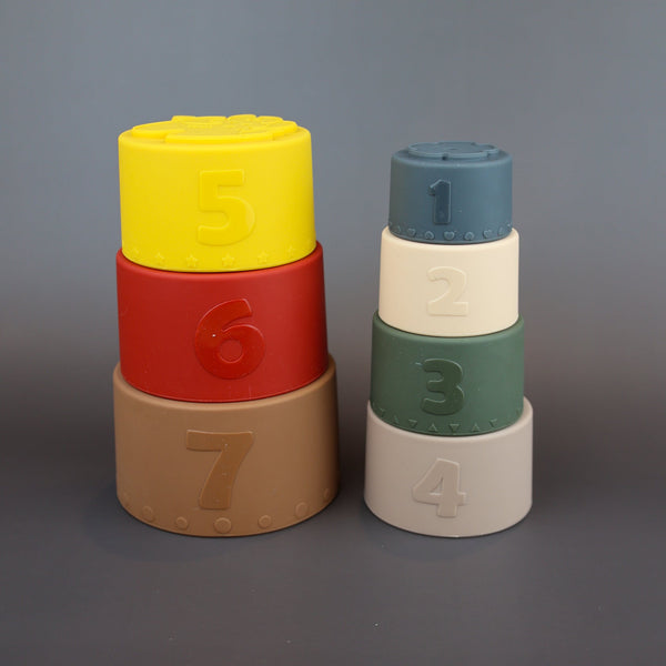 Baby Ellor Silicone Stacking Cups