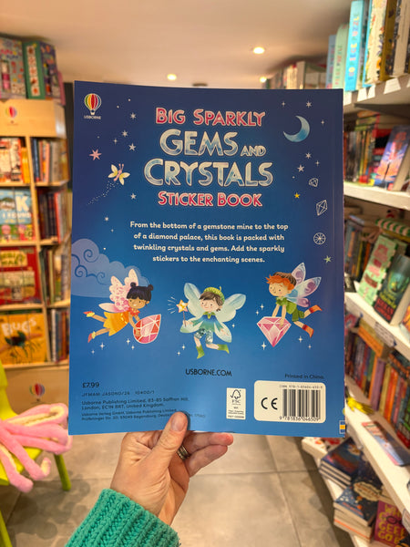 Big Sparkly Gems and Crystals Sticker Book