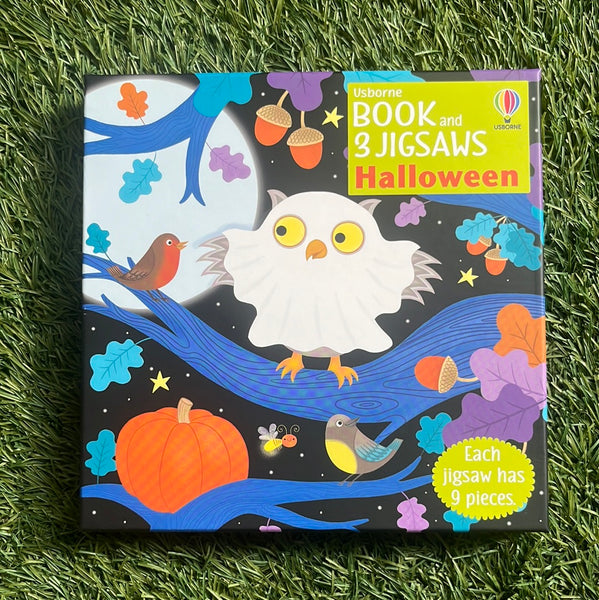 Book and 3 Jigsaws Halloween