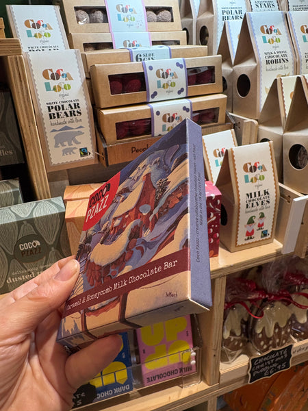 Coco Pzazz Caramel & Honeycomb Milk Chocolate Bar