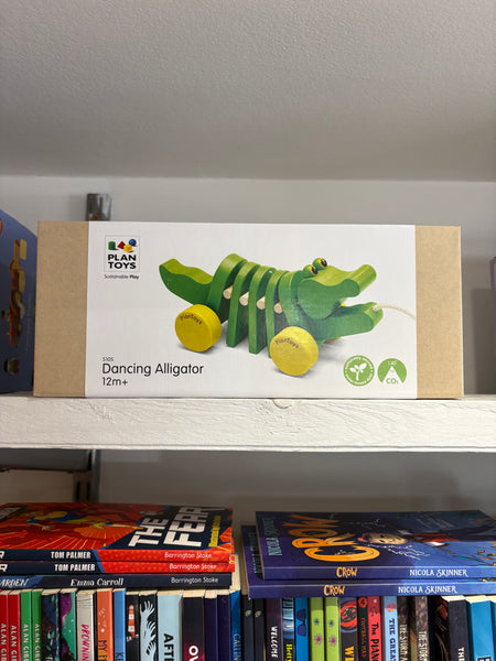 Plan Toys Dancing Alligator Wooden Pull Along Toy