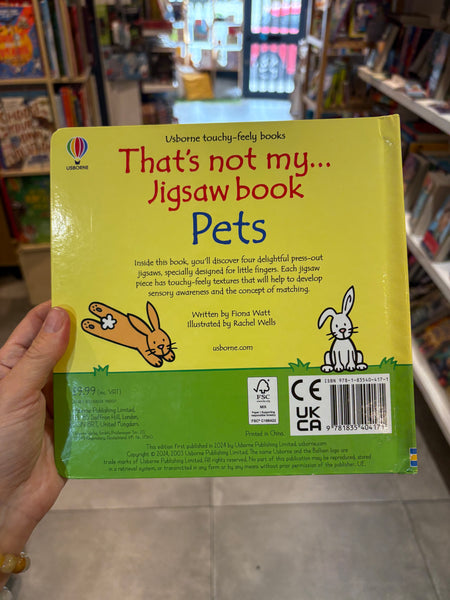 That’s Not My Jigsaw Book Pets