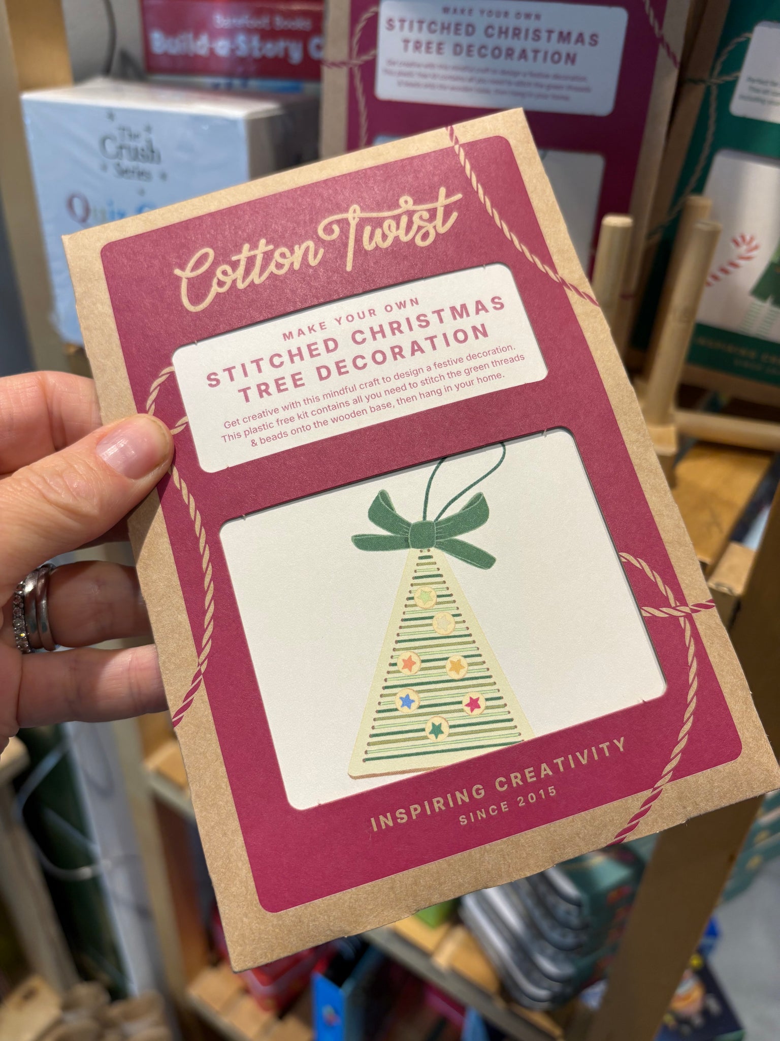 Cotton Twist Make Your Own Stitched Christmas Tree Decoration