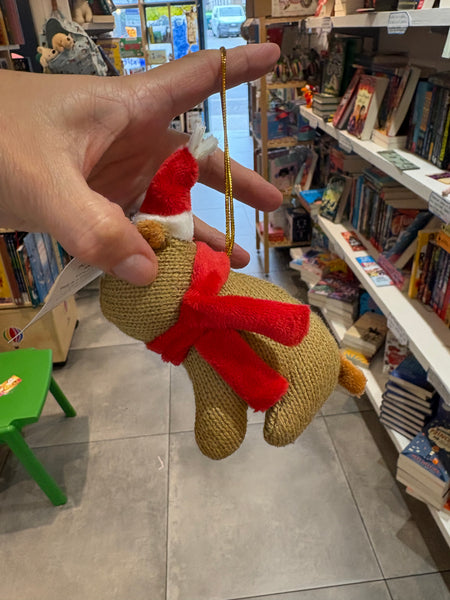 Capybara Knitted Christmas Bauble