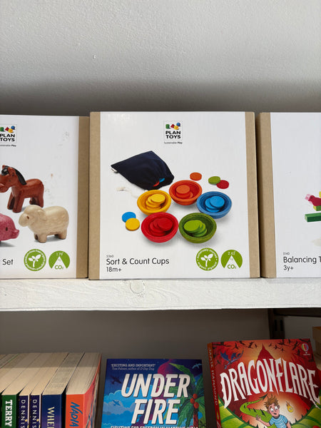 Plan Toys Sort & Count Cups