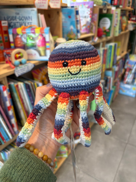 Best Years Crochet Octopus Rattle