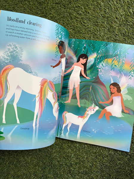 Sticker Dolly Dressing Rainbow Unicorns