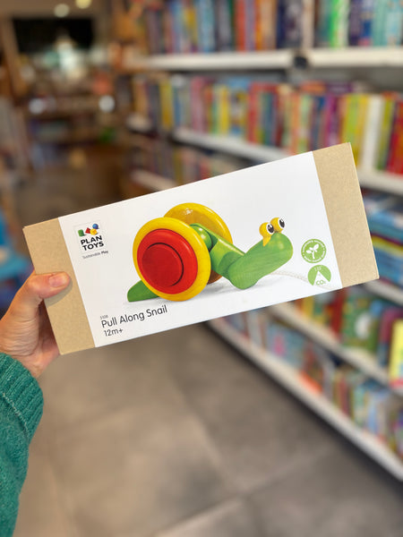 Plan Toys Wooden Pull Along Snail