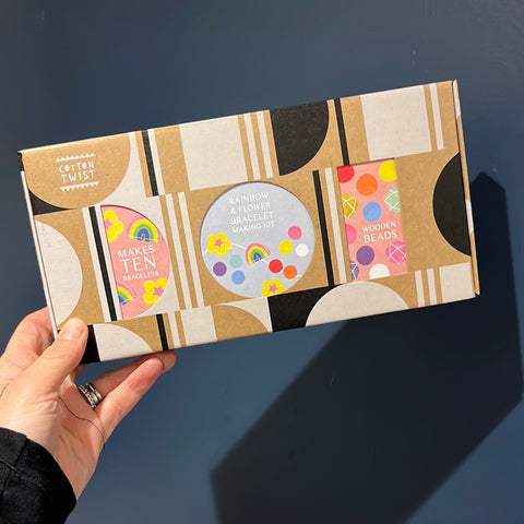 Rainbow & Flower Bracelet Making Kit