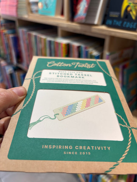Cotton Twist Make Your Own Stitched Tassel Bookmark