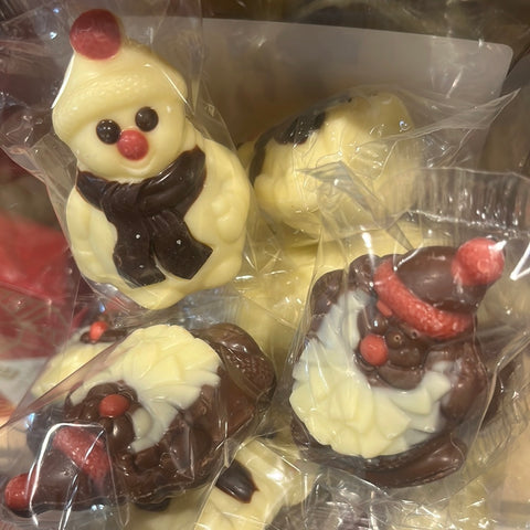 Single Small Chocolate Snowman or Santa