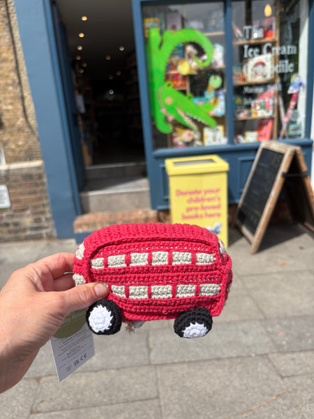 Best Years Crochet London Bus Rattle