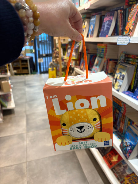 I Am Lion - Soft Hand Puppet Baby Book