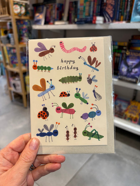 Happy Birthday Bugs Card - Daria Solak