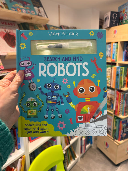 Water Painting Search and Find Robots