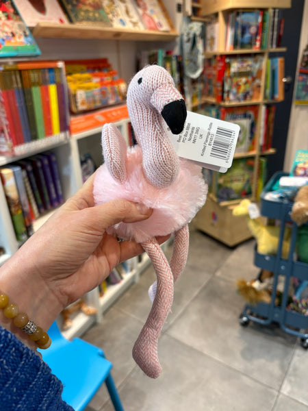 Best Years Knitted Flamingo Rattle