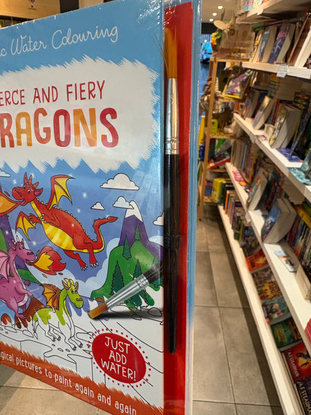 Magic Water Colouring- Fierce and Fiery Dragons
