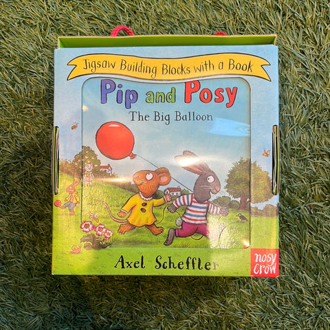 Pip and Posy Jigsaw Building Blocks with a Book