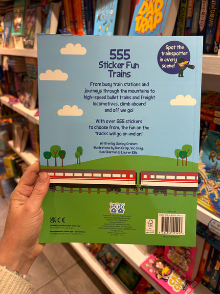 555 Sticker Fun Trains