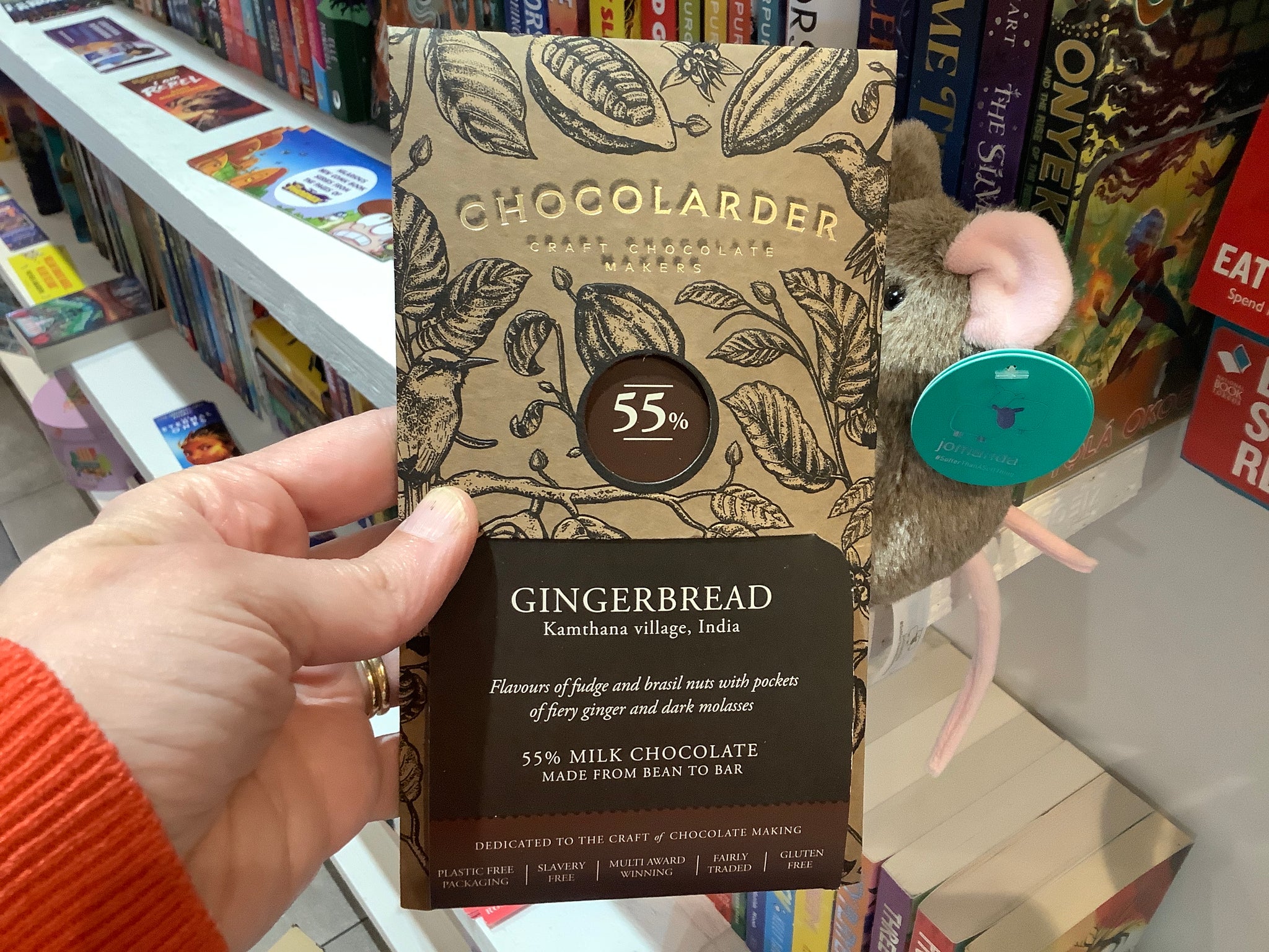 Chocolarder Gingerbread Milk Chocolate Bar