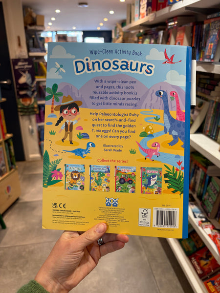 Wipe-Clean Activity Book Dinosaurs