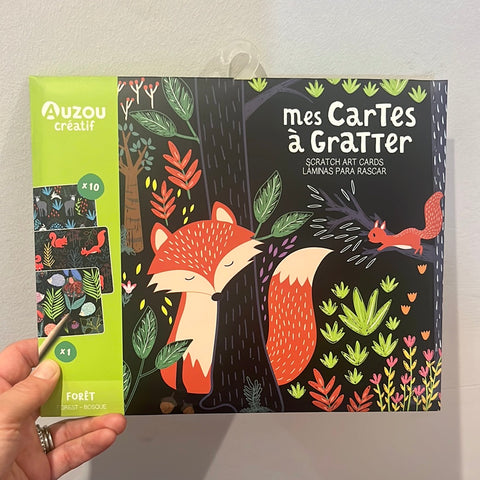 Anzou Scratch Art Cards Forest