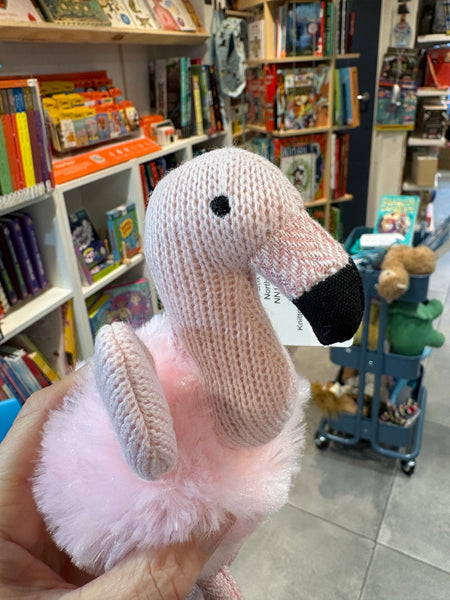 Best Years Knitted Flamingo Rattle