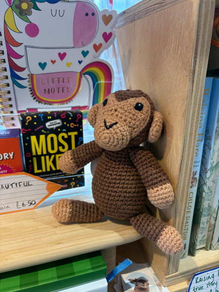 Crochet Monkey Toy