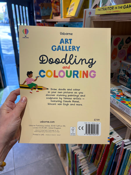 Art Gallery Doodling and Colouring