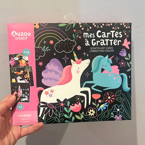Anzou Scratch Art Cards Unicorns