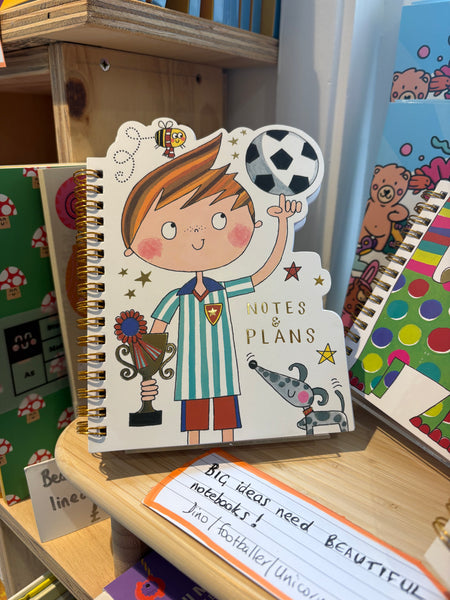 Shaped Notebook - Footballer