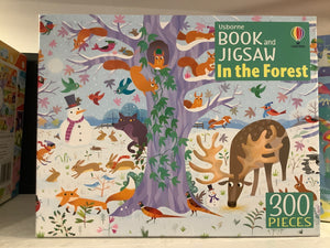 Usborne Book And Jigsaw In The Forest