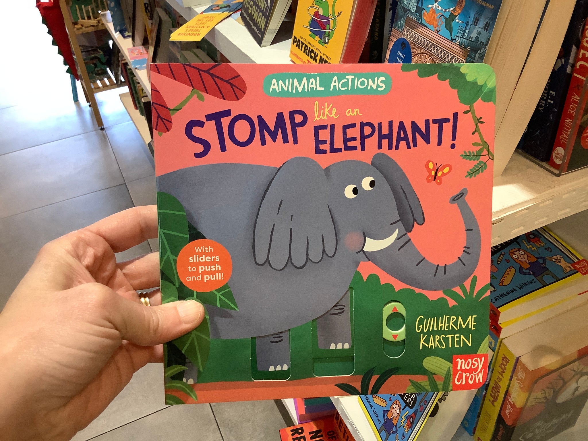Animal Actions Stomp Like an Elephant