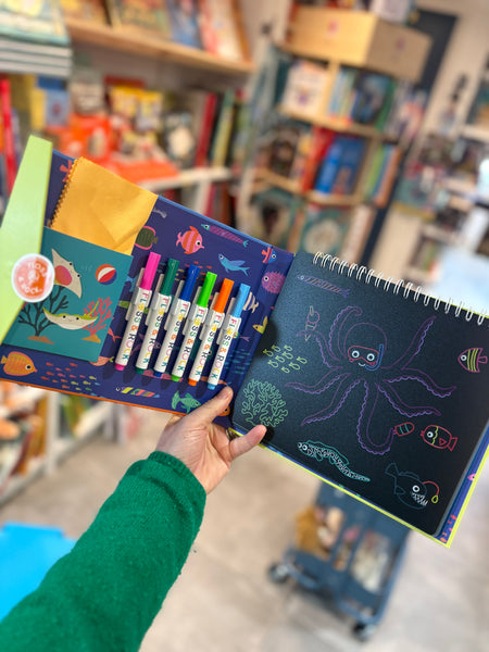 Ocean Wipeable Chalkboard Sketchbook