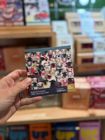 Coco Pzazz Salted Caramel Milk Chocolate Bar