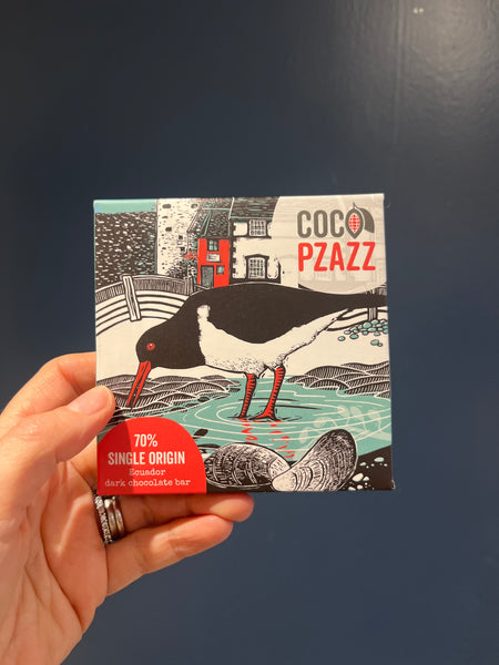 Coco Pzazz 70% Single Origin Ecuador Dark Chocolate Bar