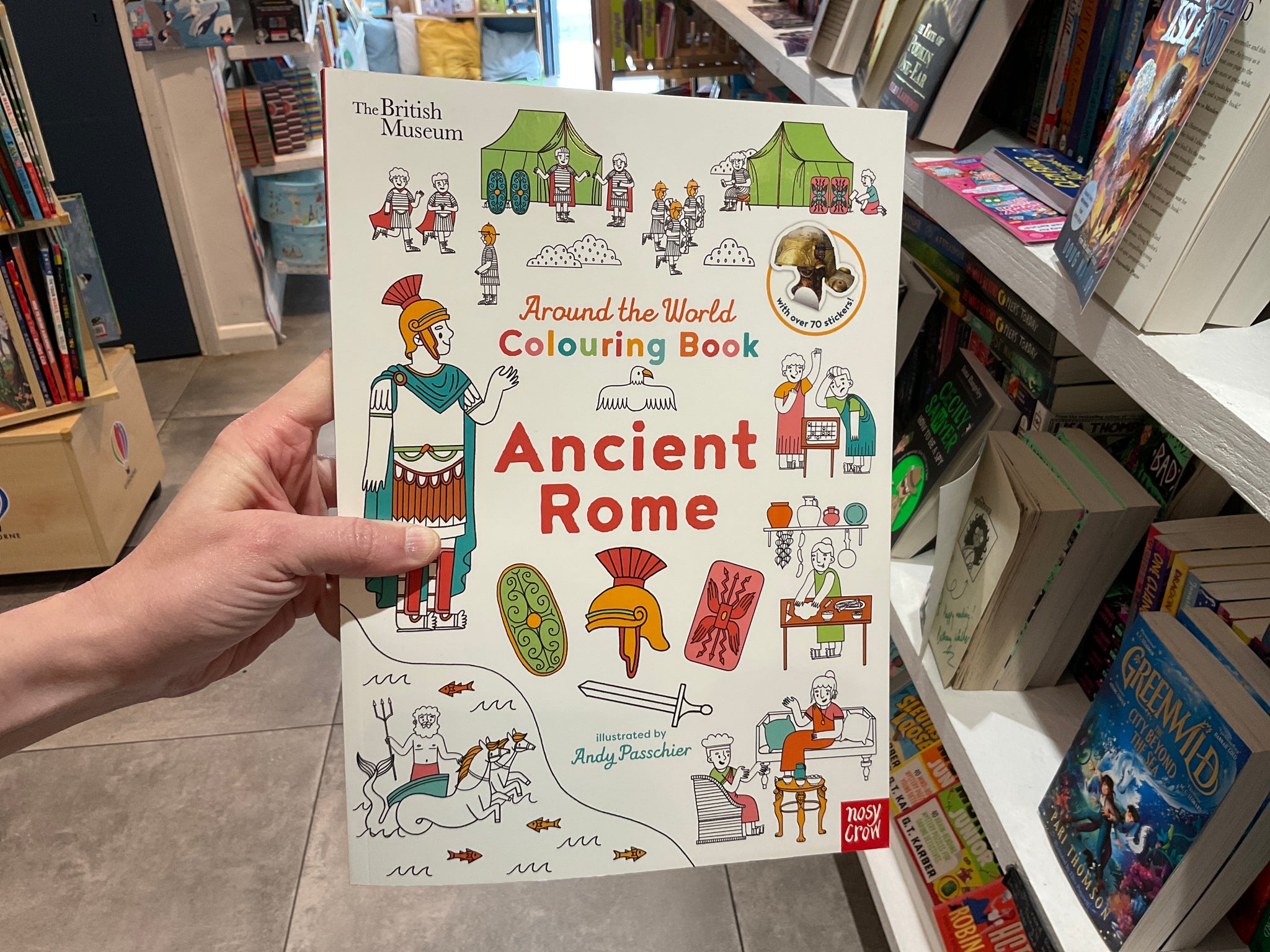 Around The World Colouring Book: Ancient Rome