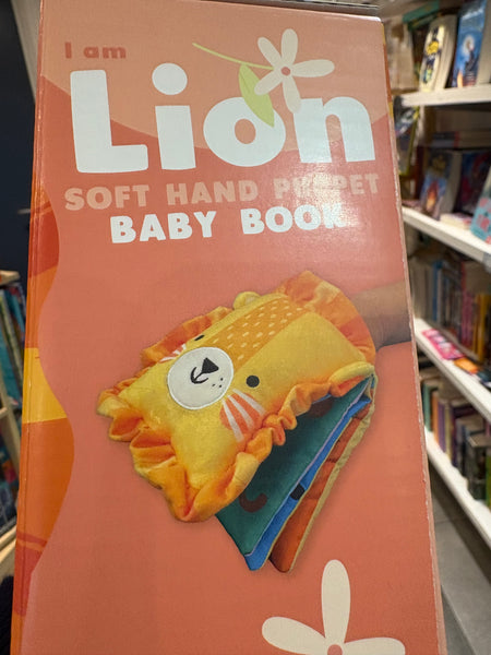 I Am Lion - Soft Hand Puppet Baby Book